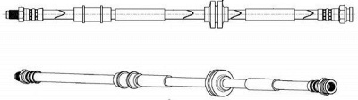 CEF 512710 -  Тормозной шланг