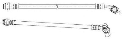 CEF 512748 -  Тормозной шланг