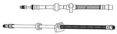 CEF 512756 -  Тормозной шланг