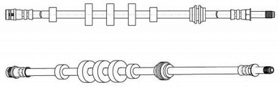 CEF 512763 -  Тормозной шланг