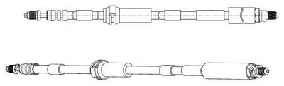 CEF 512777 -  Тормозной шланг