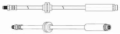 CEF 512778 -  Тормозной шланг