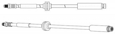 CEF 512805 -  Тормозной шланг