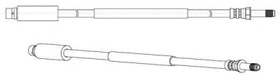 CEF 512821 -  Тормозной шланг