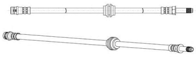 CEF 512822 -  Тормозной шланг