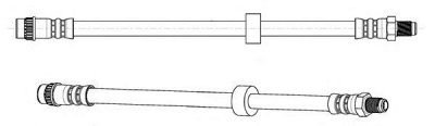 CEF 512824 -  Тормозной шланг