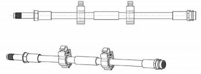 CEF 512827 -  Тормозной шланг