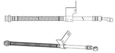 CEF 512828 -  Тормозной шланг