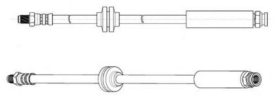 CEF 512834 -  Тормозной шланг