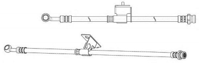 CEF 512840 -  Тормозной шланг