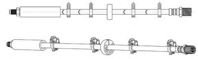 CEF 512842 -  Тормозной шланг