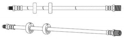CEF 512844 -  Тормозной шланг