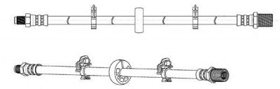 CEF 512848 -  Тормозной шланг