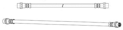 CEF 512849 -  Тормозной шланг