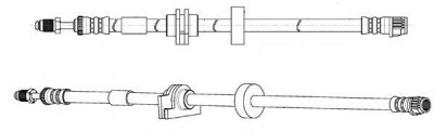 CEF 512851 -  Тормозной шланг