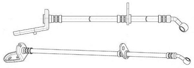 CEF 512852 -  Тормозной шланг