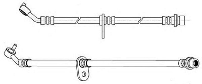 CEF 512913 -  Тормозной шланг