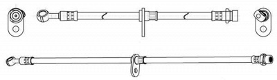 CEF 514551 -  Тормозной шланг
