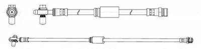 CEF 514555 -  Тормозной шланг