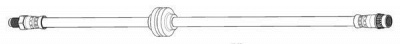 CEF 514595 -  Тормозной шланг