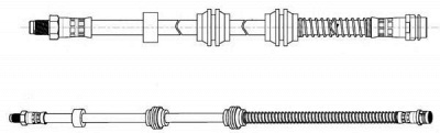 CEF 514656 -  Тормозной шланг