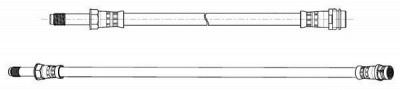 CEF 514657 -  Тормозной шланг