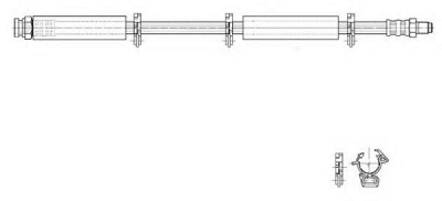 CEF 516960 -  Тормозной шланг
