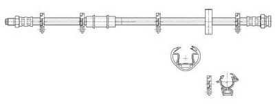 CEF 516973 -  Тормозной шланг