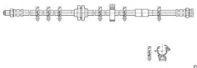 CEF 516991 -  Тормозной шланг