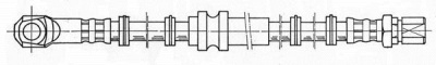CEF 517042 -  Тормозной шланг
