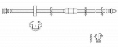 CEF 517060 -  Тормозной шланг