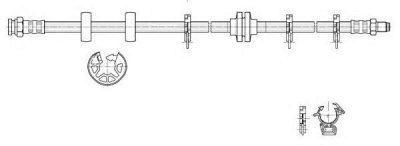 CEF 517136 -  Тормозной шланг