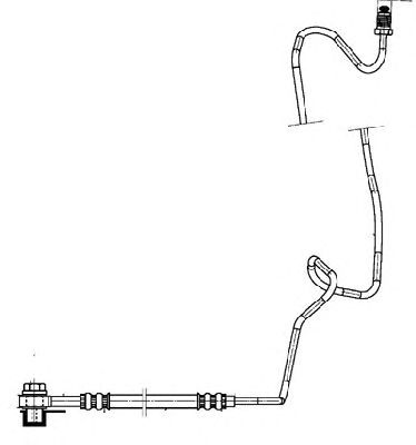 CEF 518237 -  Тормозной шланг