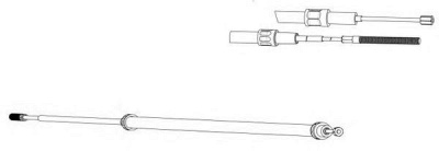 CEF bw02126 -  Трос, стояночная тормозная система