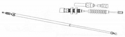 CEF ct02121 -  Трос, стояночная тормозная система
