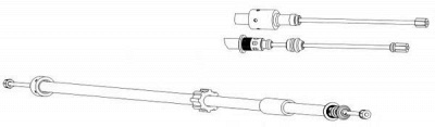 CEF ct02133 -  Трос, стояночная тормозная система