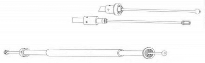 CEF ct02147 -  Трос, стояночная тормозная система