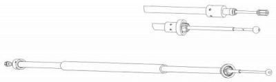 CEF ct02148 -  Трос, стояночная тормозная система