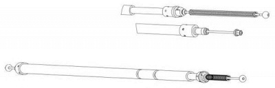 CEF ct02152 -  Трос, стояночная тормозная система