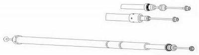 CEF ct02154 -  Трос, стояночная тормозная система