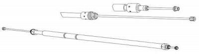 CEF ct02161 -  Трос, стояночная тормозная система