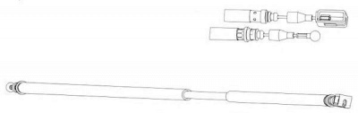 CEF ct02178 -  Трос, стояночная тормозная система