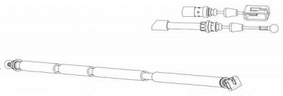 CEF ct02187 -  Трос, стояночная тормозная система