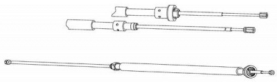 CEF ct02191 -  Трос, стояночная тормозная система