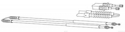 CEF ct02198 -  Трос, стояночная тормозная система