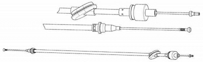 CEF fo01153 -  Трос, управление сцеплением