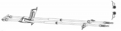 CEF fo02204 -  Трос, стояночная тормозная система