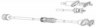 CEF pu01144 -  Трос, управление сцеплением