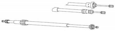 CEF rt02279 -  Трос, стояночная тормозная система