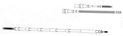 CEF sk02105 -  Трос, стояночная тормозная система